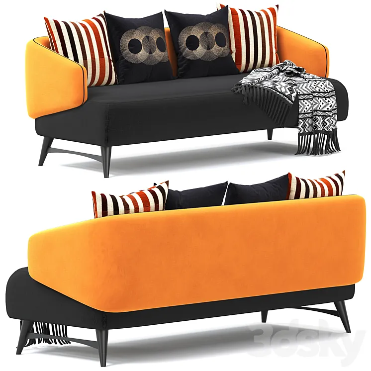 aries by roche bobois sofa 3DS Max Model