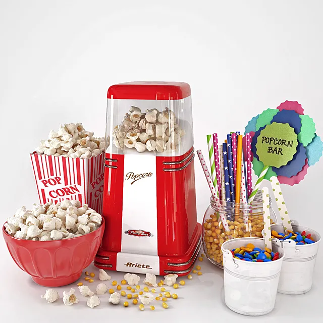 Ariete Pop corn 3DSMax File