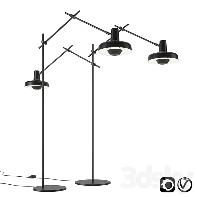 Arigato AR-F Lamps by Grupa 3ds Max