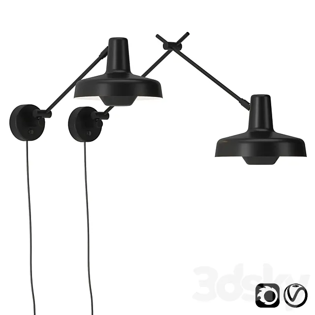 Arigato AR-W Lamps by Grup 3ds Max