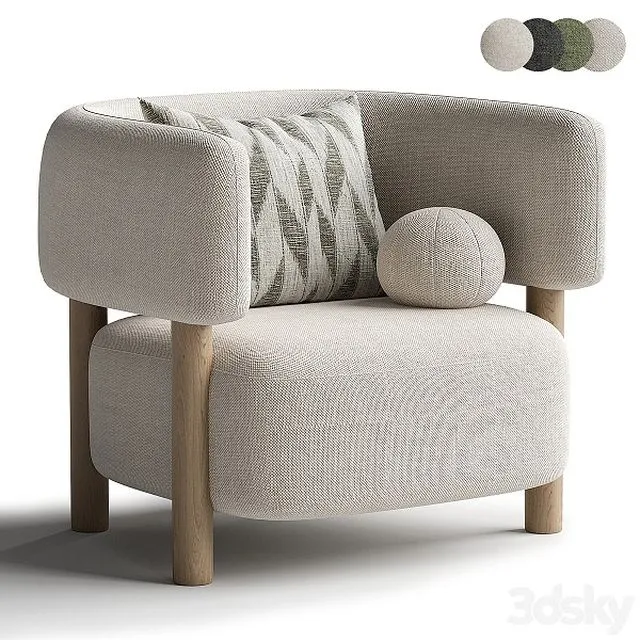 Arimchair by Karimoku 3dsMax Model