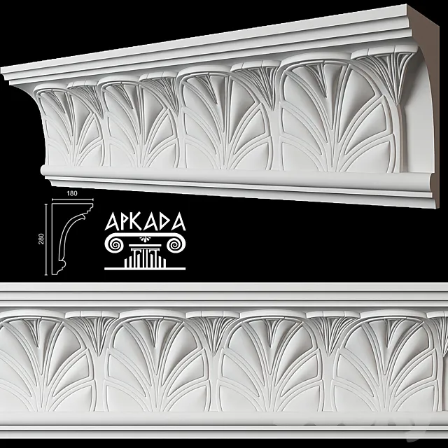 Arkada K-110 Cornice 3DS Max Model