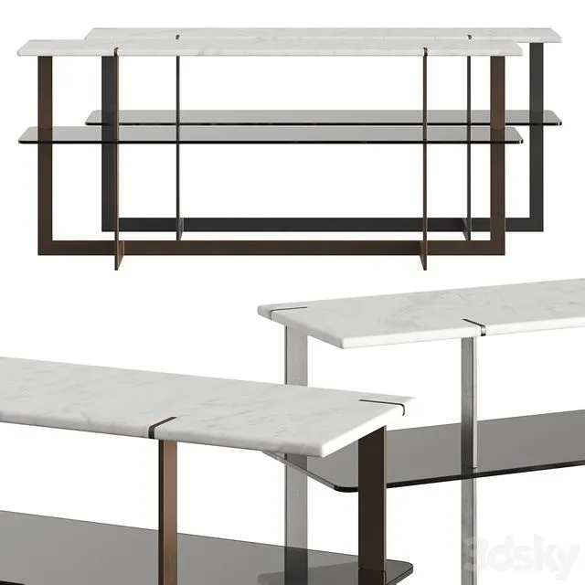 Arketipo Douglas Console Table 3dsMax Model