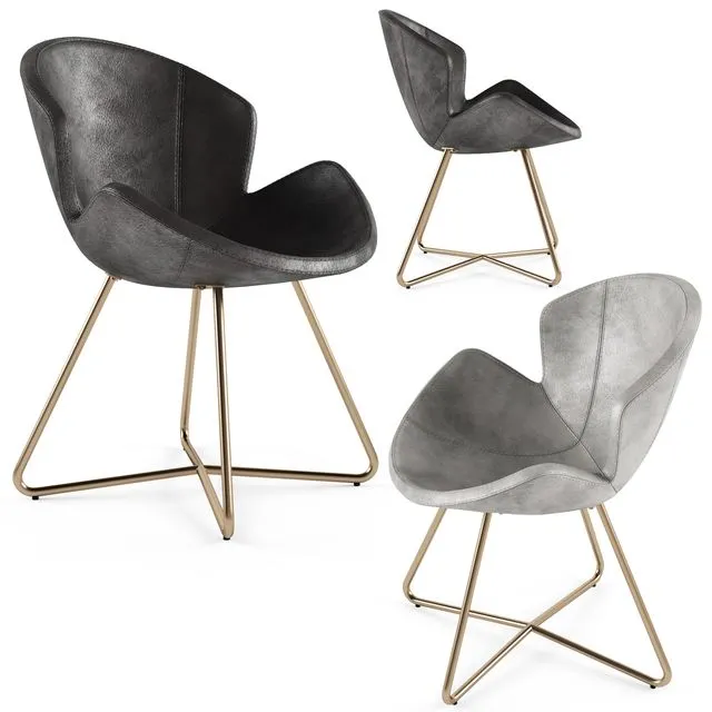 Arketipo VICTORIA Leather chair 3dsMax Model