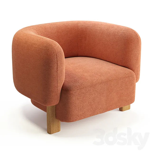 Arklow armchair divan.ru 3ds Max