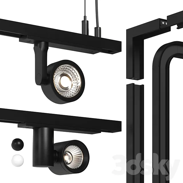 Arkoslight minimal track light 3dsMax Model