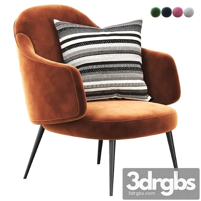 Arm Chair Charlotte Armchair 3dsmax Download