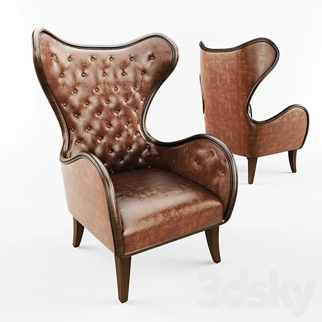 Arm Chair Classic 3DS Max Model