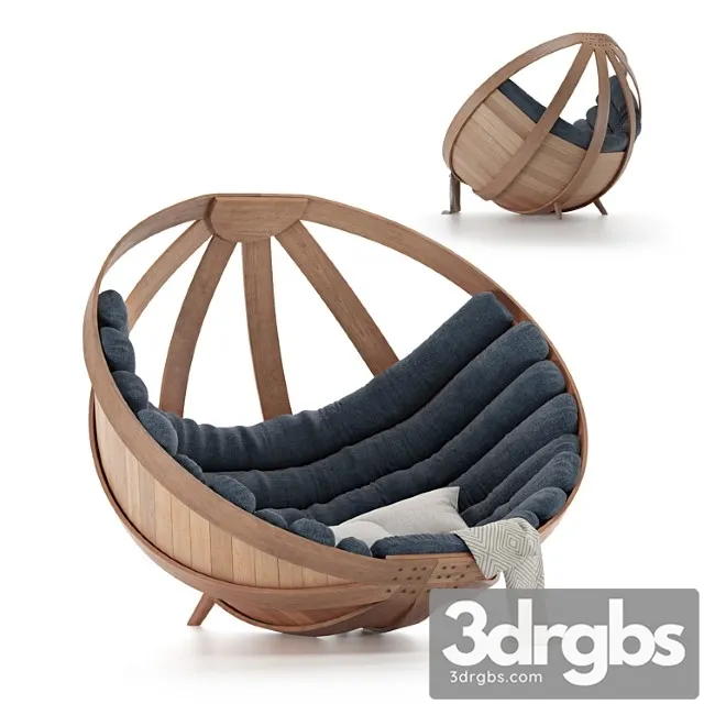 Arm chair Cradle chair