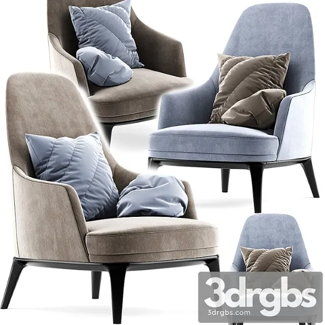 Arm chair Jane lounge armchair heigh