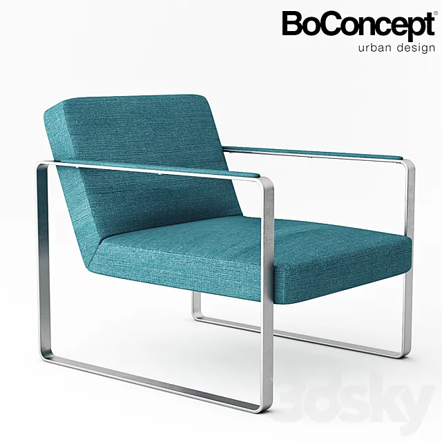 Arm chair roos 3ds Max