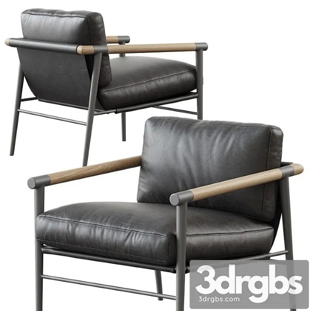 Arm chair Rowen leather chair