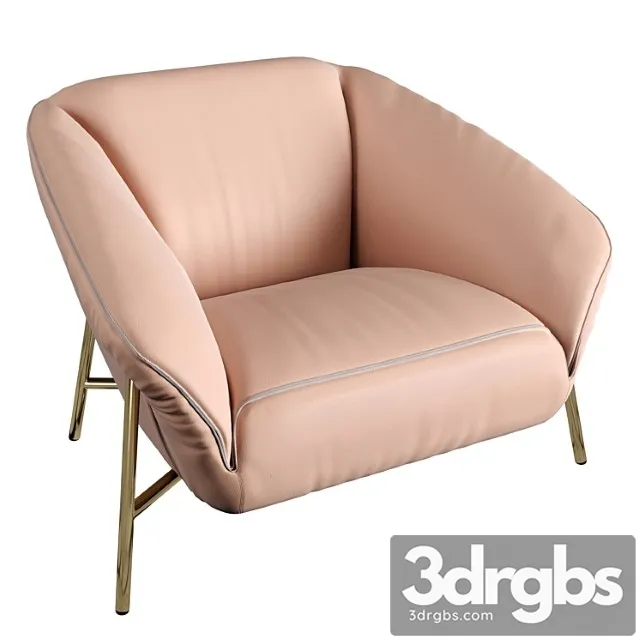 Arm chair Ulivi salotti dora pink armchair