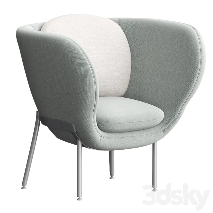 ARMADA Armchair By Moroso 3DS Max Model