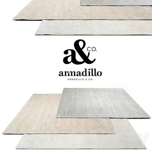 Armadillo&Co Rug Set 3DS Max Model