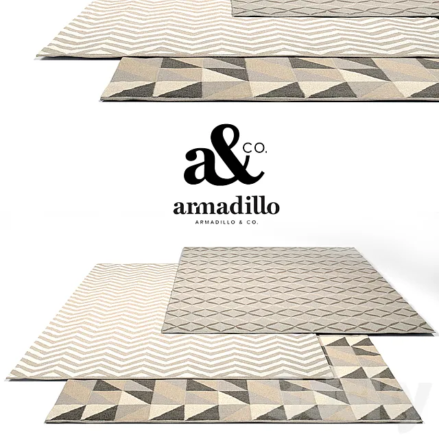 Armadillo&Co Rug Set 5 3ds Max