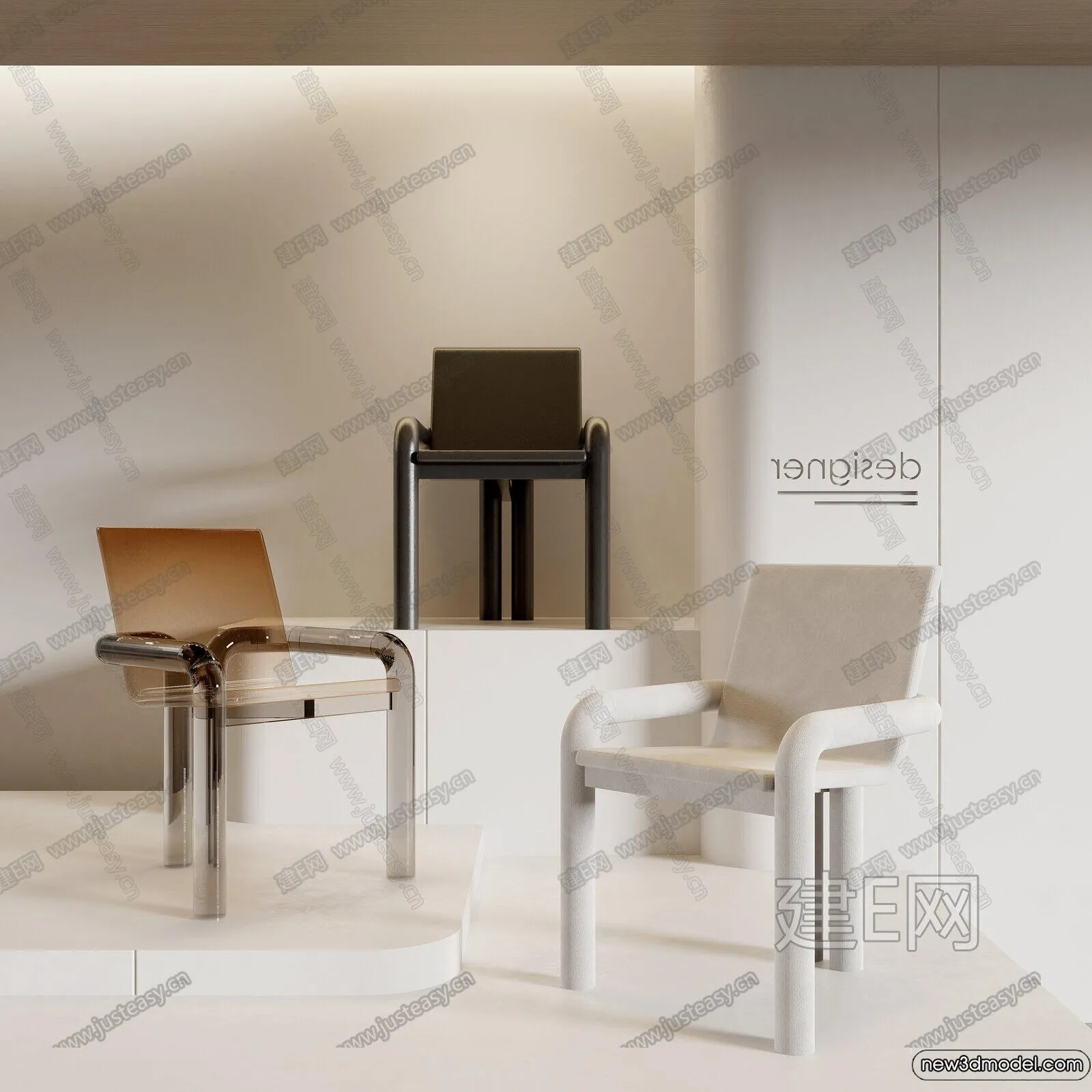 Armchair 3D Models – 3D Furniture Models for Interior – 009