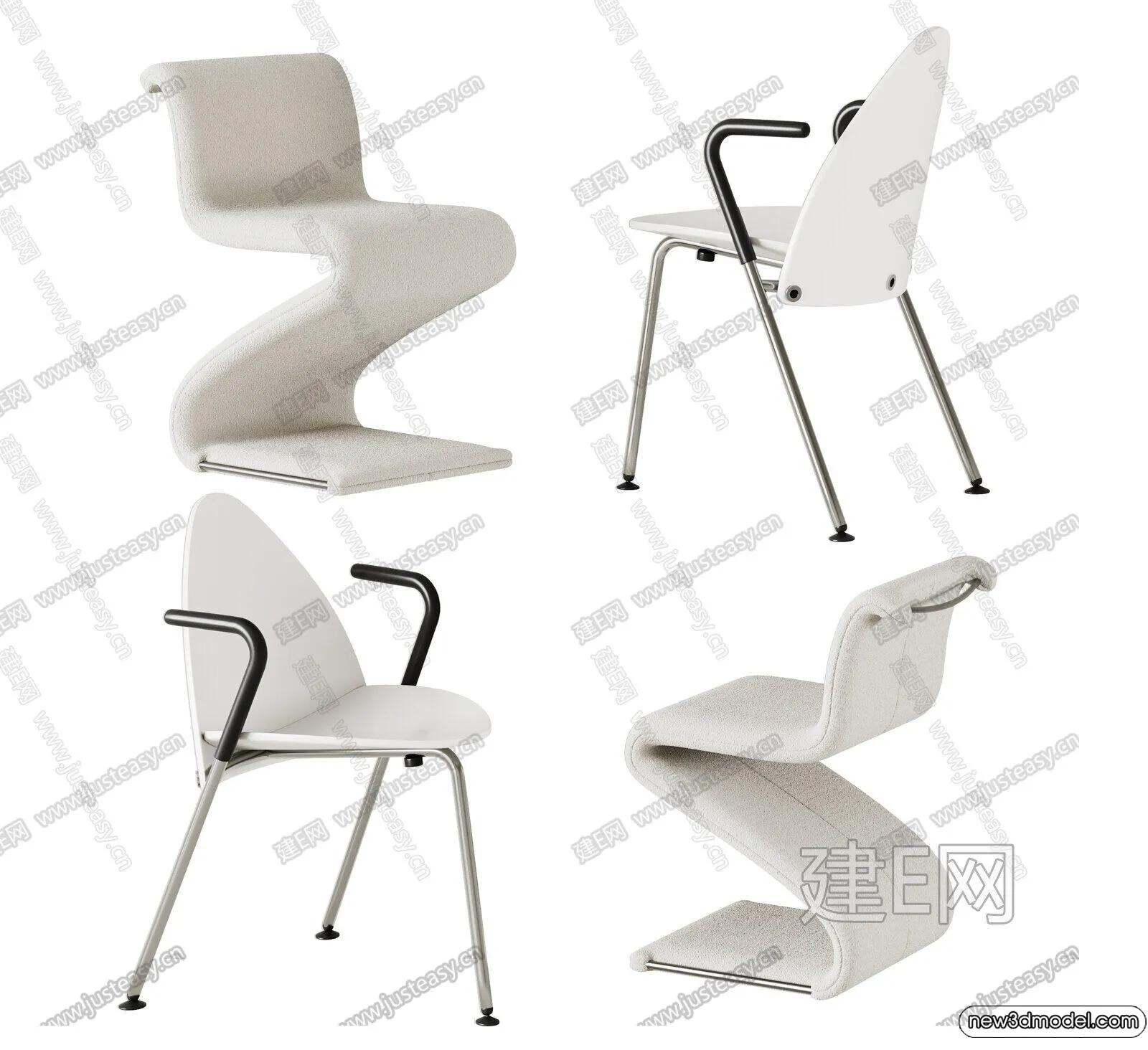 Armchair 3D Models – 3D Furniture Models for Interior – 074