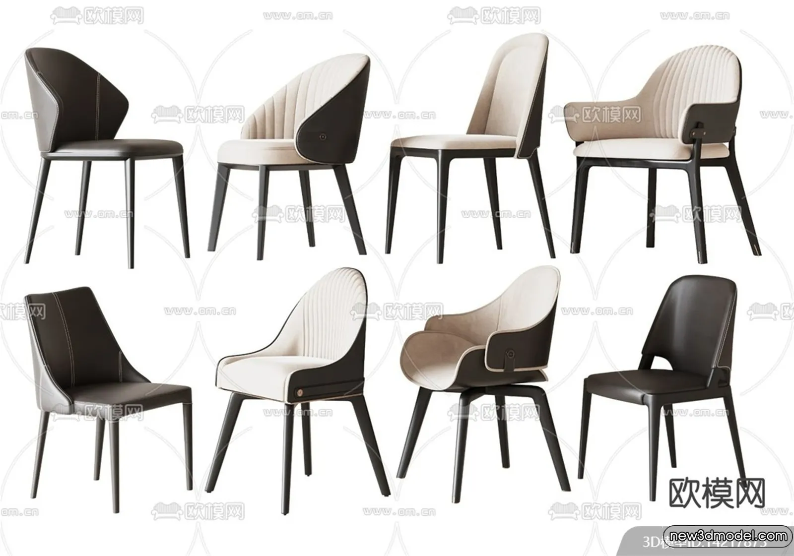 Armchair 3D Models – 3D Furniture Models for Interior – 100