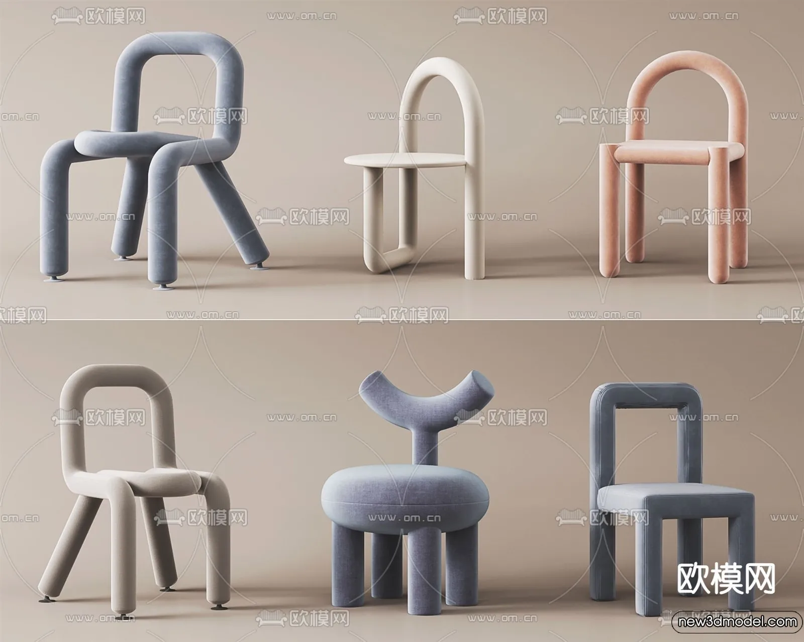 Armchair 3D Models – 3D Furniture Models for Interior – 143