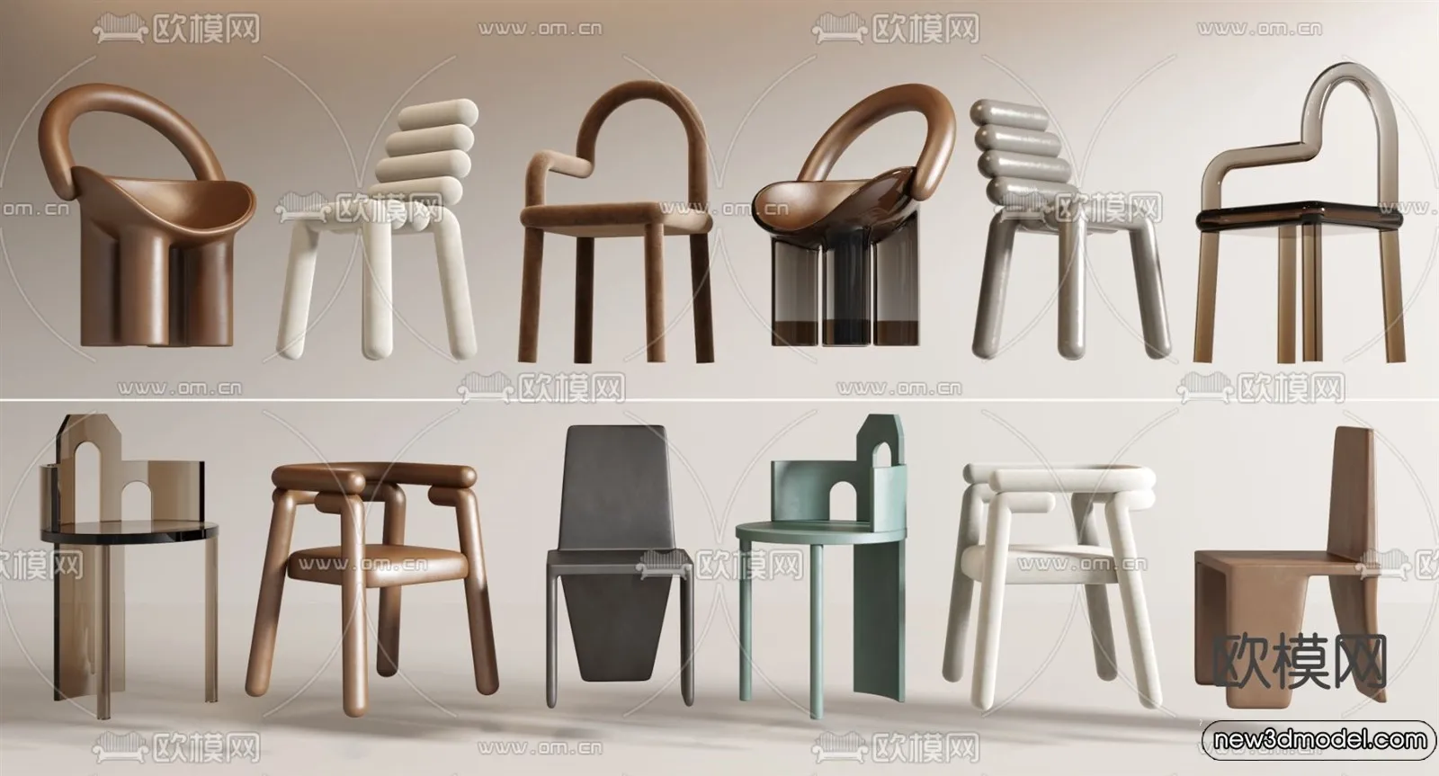 Armchair 3D Models – 3D Furniture Models for Interior – 159