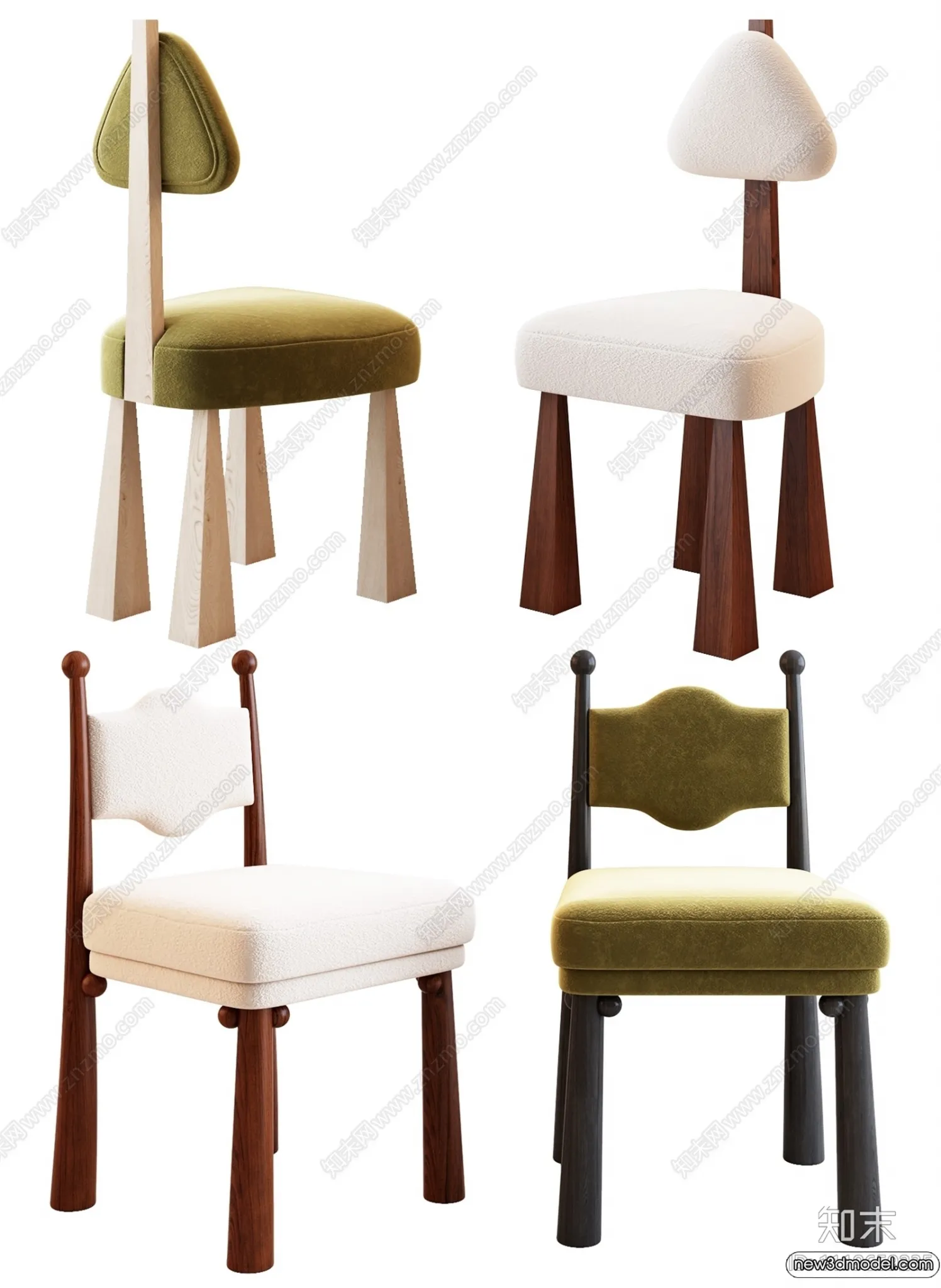 Armchair 3D Models – 3D Furniture Models for Interior – 214