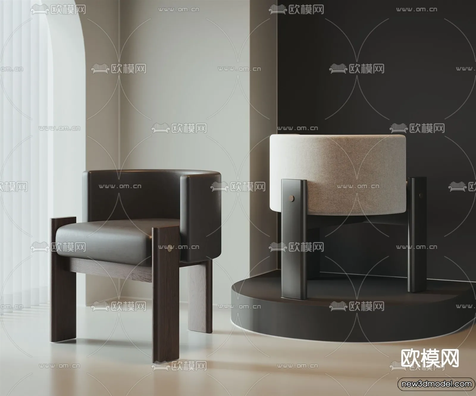 Armchair 3D Models – 3D Furniture Models for Interior – 249