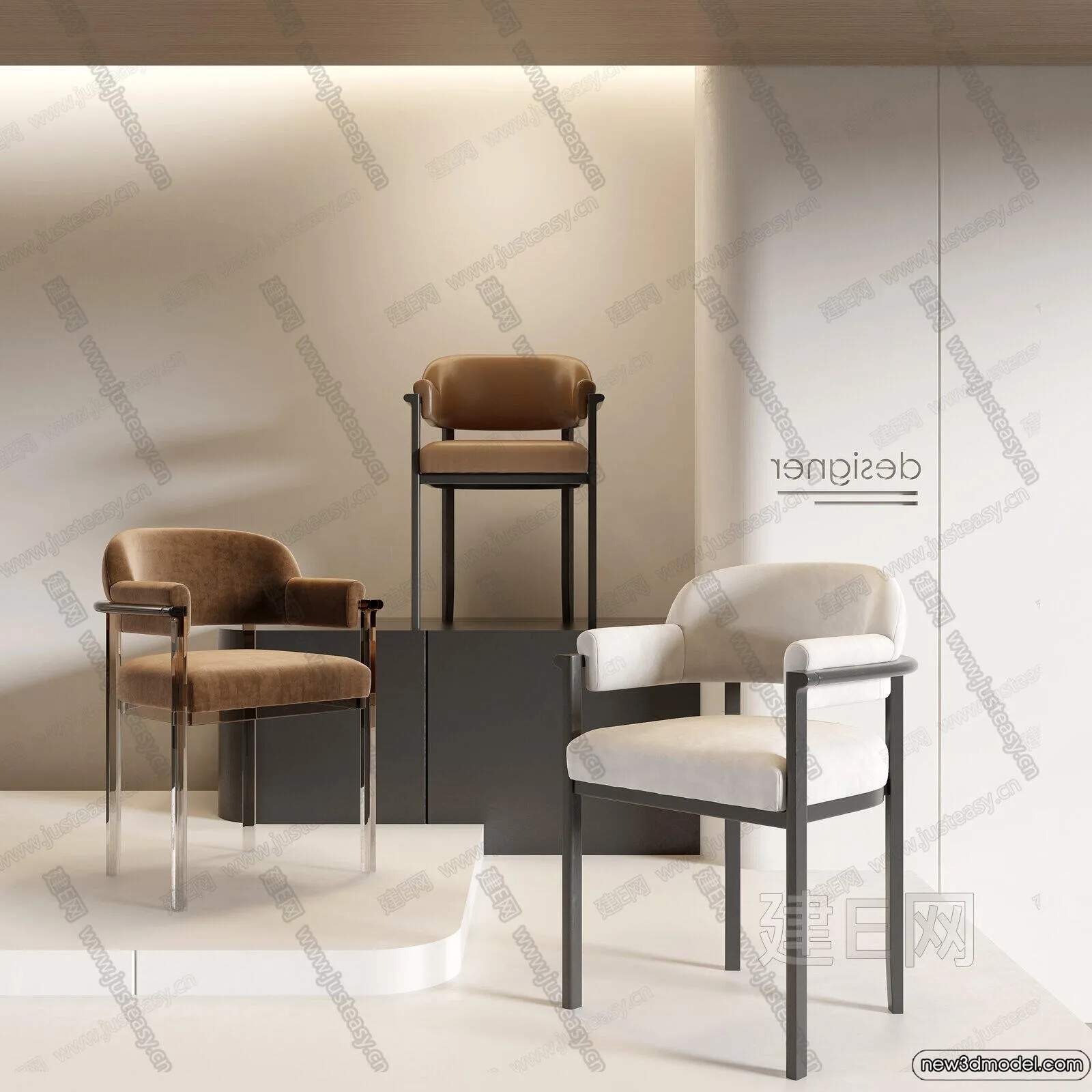 Armchair 3D Models – 3D Furniture Models for Interior – 273