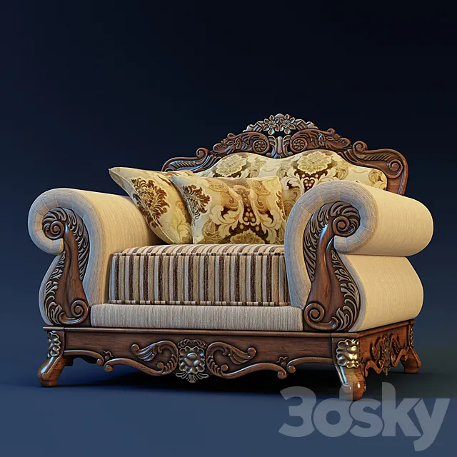 armchair 3DS Max Model