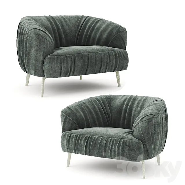 Armchair 3DS Max Model