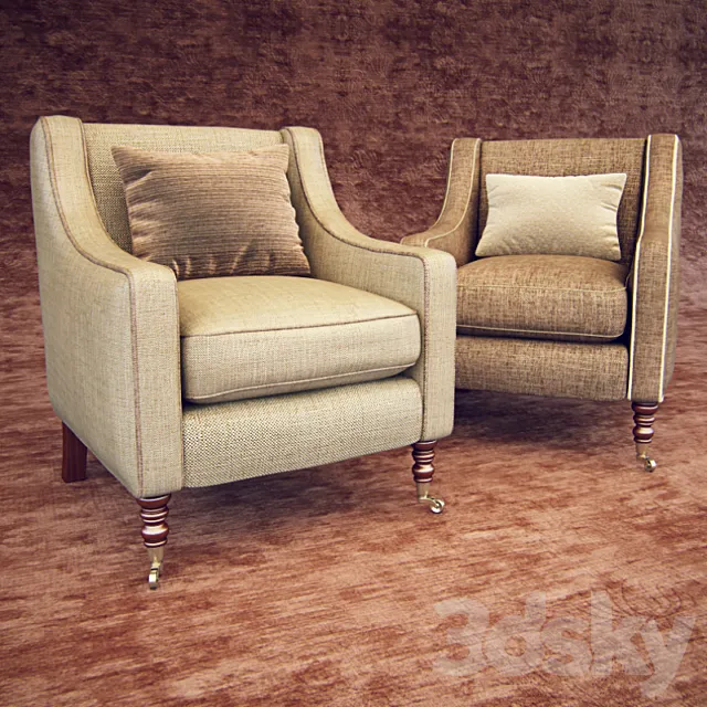 Armchair 3DS Max Model