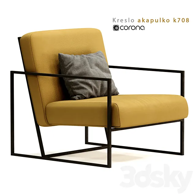 Armchair Acapulco K708 3DS Max Model