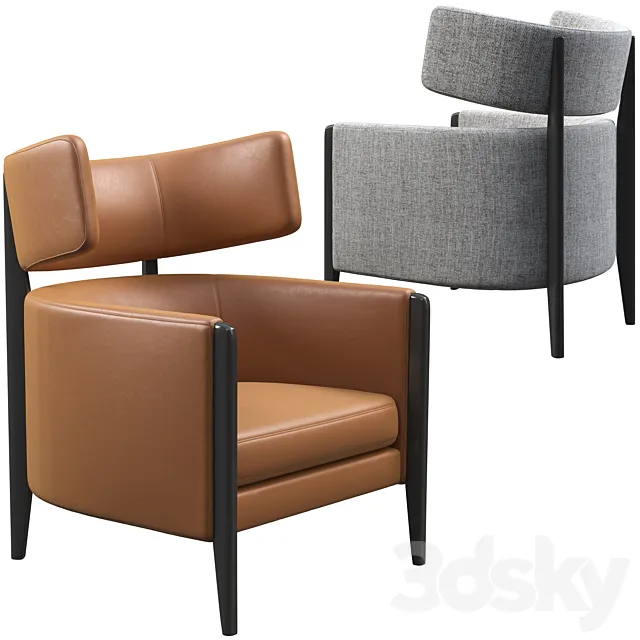 Armchair Adea Garbo 3DS Max Model