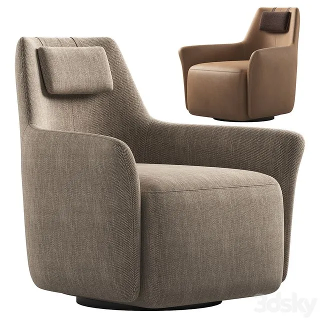 Armchair ALEXANDER by DOMKAPA 3dsMax Model