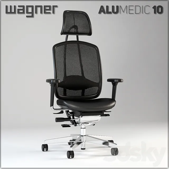 Armchair AluMedic 10 3DS Max Model