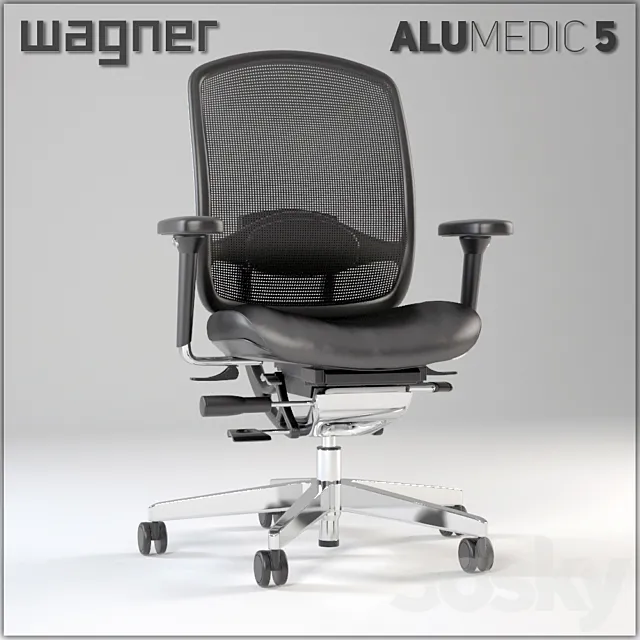 Armchair AluMedic 5 3DS Max Model