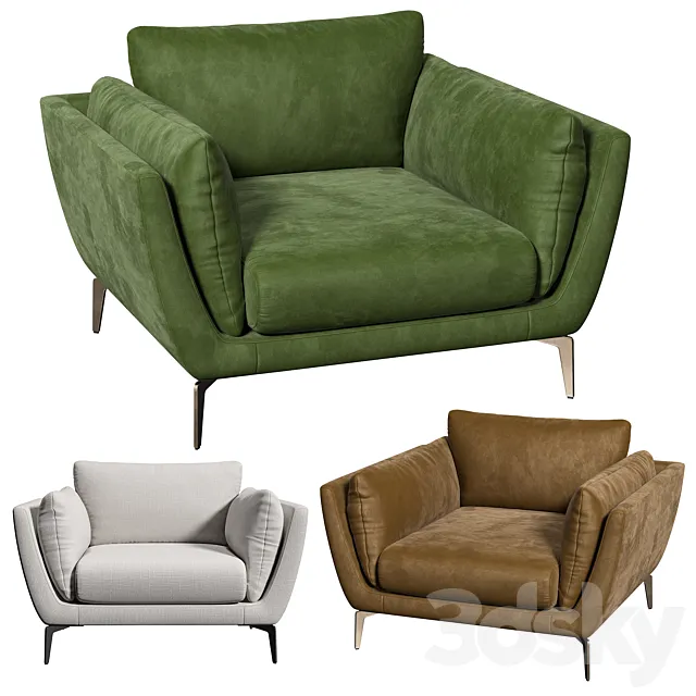 Armchair Amsterdam 3DS Max Model