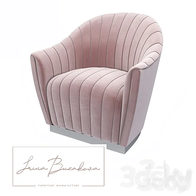 Armchair “Ariel” by Irina Buzakova 3DS Max Model