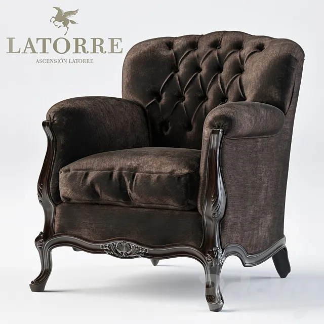 Armchair Ascension Latorre Delanois. 3ds Max