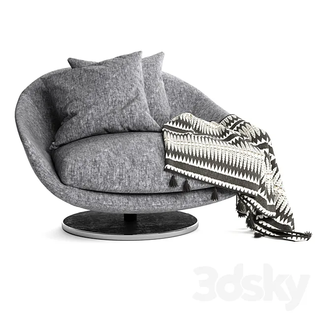 Armchair avi 3ds Max