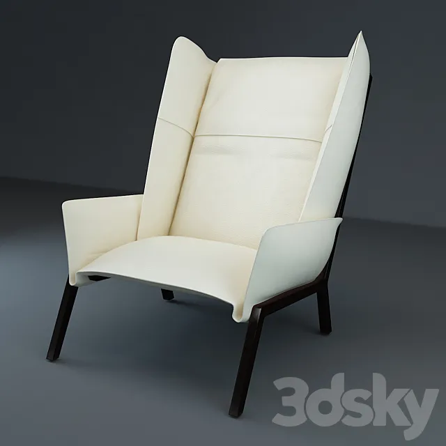 Armchair BEAU FIXE 3DS Max Model