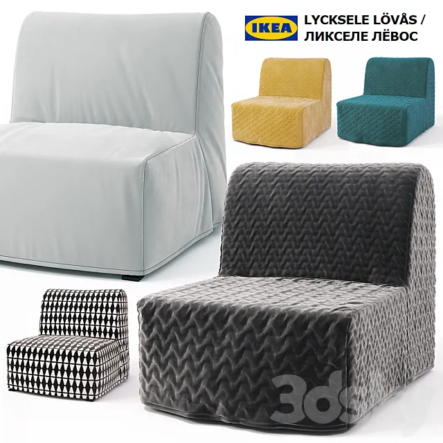 Armchair bed Ikea LYCKSELE LOVAS _ Lycksele L?VOS 3DSMax File