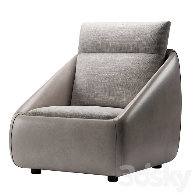 Armchair BEND by DITRE ITALIA 3ds Max