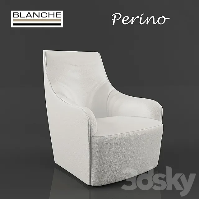 Armchair BLANCHE Perino 3DS Max Model