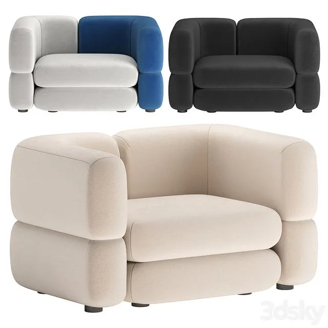 Armchair Brera 3dsMax Model
