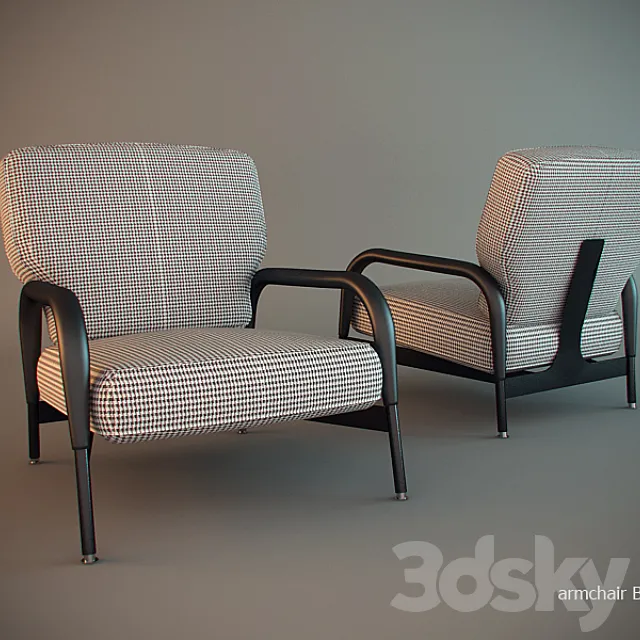 armchair Brooks 3ds Max