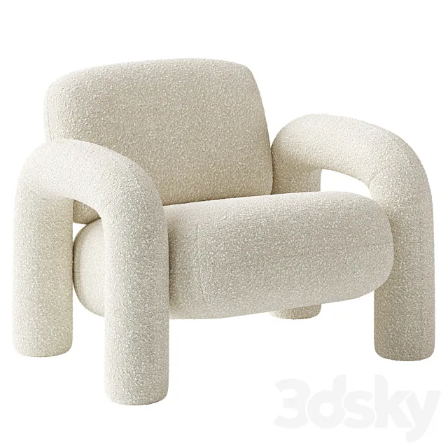 Armchair BUBO 3ds Max