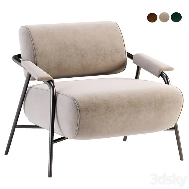 ARMCHAIR By Potocco 3dsMax Model