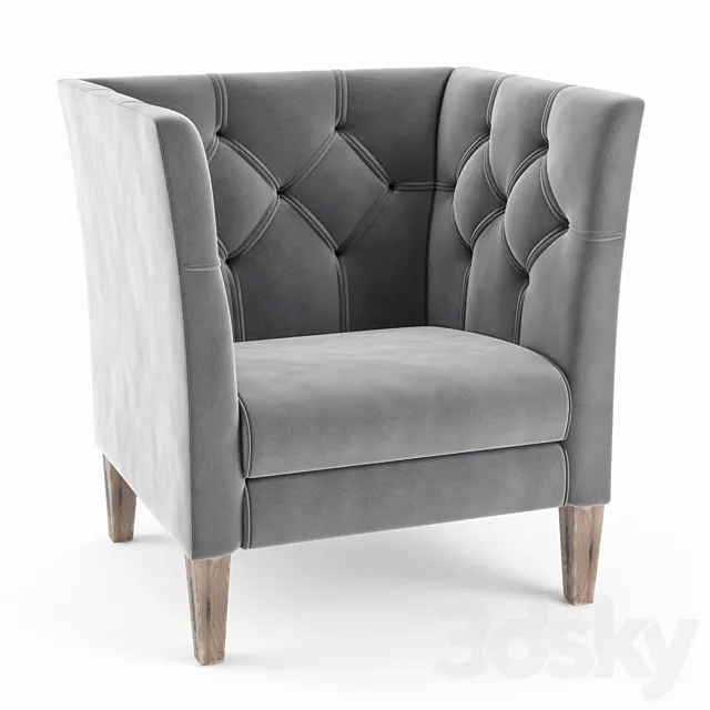 Armchair Capito “MANON” high _ ARMCHAIR Capito MANON high 3ds Max