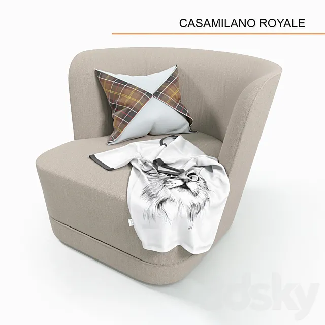 Armchair Casamilano Royale 3DSMax File